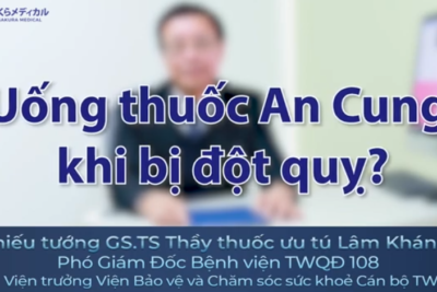 Có nên uống An Cung khi bị đột quỵ?